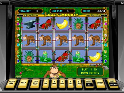 Crazy Monkey (Чекнутая обезьяна )  игровой автомат Igrosoft